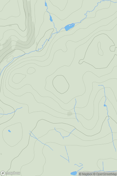 Thumbnail image for Lady Hill [Neath to Chepstow] showing contour plot for surrounding peak